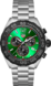 TAG Heuer Formula 1 Silver Steel Steel Green